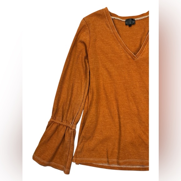 Go Couture Oversize V Neck Sweater orange - Picture 2 of 14
